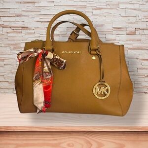 Michael Kors Sutton Medium Saffiano Leather Satchel